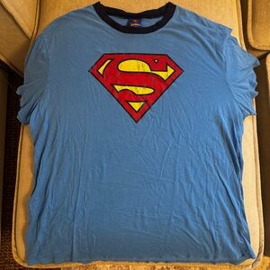 Superman men’s pajama shirt
